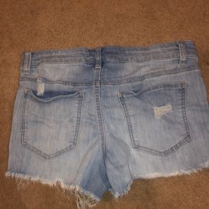 High waisted Jean shorts